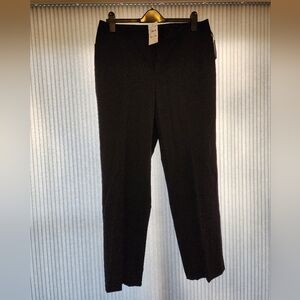 Black slacks, curvy fit